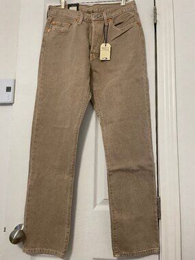 Levis / Tan 501 Original Jeans